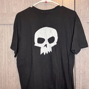 Disney Black and White Skull Tee